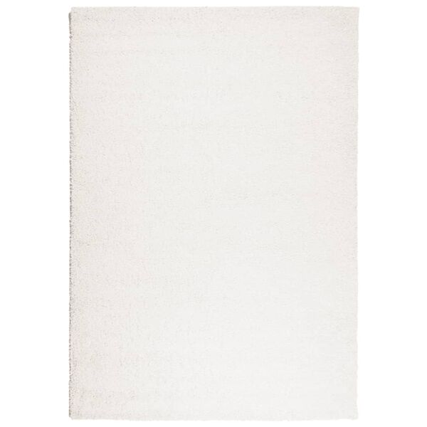 vidaXL Tapis shaggy PAMPLONA poils longs moderne cr&egrave;me 160x230 cm