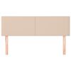 vidaXL T&ecirc;tes de lit Cappuccino 144x5x78/88 cm Similicuir