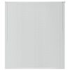 vidaXL Store Aluminium 120 x 220 cm Blanc