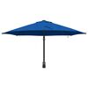 vidaXL Parasol de jardin Bleu et Noir 248 x 248 x 148 cm