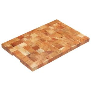vidaXL Planche &agrave; d&eacute;couper 60x40x3,8 cm Bois d'acacia massif