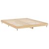 vidaXL Cadre de lit sans matelas chêne sonoma 150x200 cm