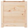 vidaXL Jardini&egrave;res d'ext&eacute;rieur 2 pcs 40x40x40 cm bois de pin massif