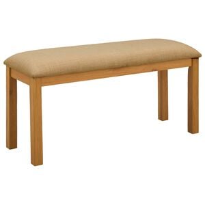 vidaXL Banc de salle &agrave; manger 95 x 32 x 45 cm Bois de ch&ecirc;ne massif