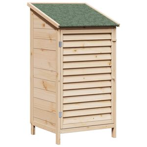 vidaXL Abri de jardin Naturel 59 x 56 x 113,5 cm Bois de Sapin Massif