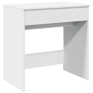 vidaXL Coiffeuse avec miroir blanc 73x46,5x120 cm