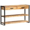 vidaXL Buffet 120x30x75 cm Bois de manguier massif brut