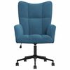 vidaXL Chaise de relaxation Bleu Velours