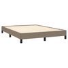 vidaXL Cadre de lit sans matelas taupe 140x200 cm tissu