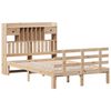 vidaXL Lit bibliothèque sans matelas 135x190 cm bois de pin massif