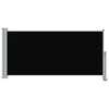 vidaXL Auvent lat&eacute;ral r&eacute;tractable de patio 120 x 300 cm Noir