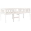vidaXL Lit pour enfants sans matelas blanc 90x200cm bois de pin massif