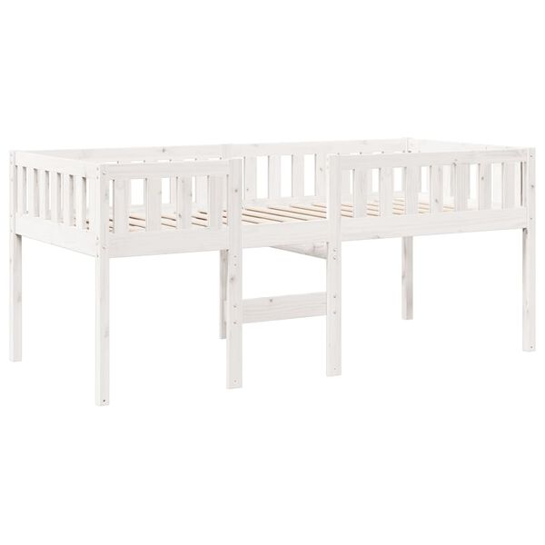 vidaXL Lit pour enfants sans matelas blanc 90x200cm bois de pin massif