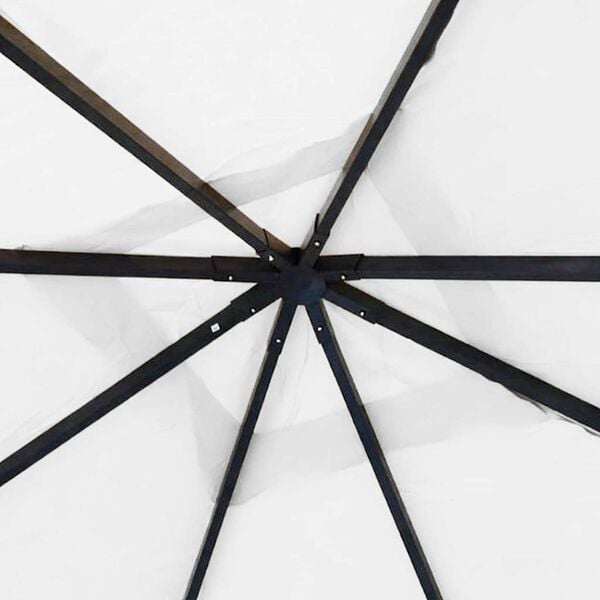 vidaXL Tonnelle 4x4x3 m Blanc 180 g/m&sup2;