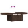vidaXL Table basse ch&ecirc;ne marron 80x55x40 cm bois d'ing&eacute;nierie