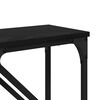 vidaXL Table console 2 pcs Chêne noir 100 x 28 x 75 cm