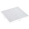 vidaXL Planches de sol 55 pcs Blanc 5,11 m&sup2; PVC