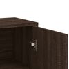 vidaXL Buffet ch&ecirc;ne marron 60x31x84 cm bois d'ing&eacute;nierie