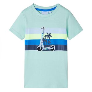 T-shirt pour enfants menthe clair 140