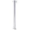 vidaXL Colonne &agrave; eau de jardin 40 cm acier inoxydable rond