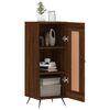 vidaXL Buffet Ch&ecirc;ne marron 34,5x34x90 cm Bois d'ing&eacute;nierie