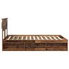 vidaXL Cadre de lit Bois ancien 140 x 190 cm Bois de pin massif