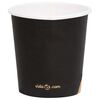 vidaXL Tasses &agrave; caf&eacute; en papier 120 ml 500 pcs Noir