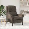 vidaXL fauteuil Gris fonc&eacute; 76 x 94 x 102 cm Simili cuir