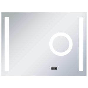 vidaXL Miroir mural &agrave; LED de salle de bain et capteur tactile 80x60 cm