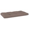 vidaXL Canap&eacute; central palette de jardin Blanc Bois de pin impr&eacute;gn&eacute;