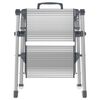 Hailo Escabeau 2 marches Mini Comfort 45 cm Aluminium 4310-100