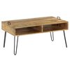 vidaXL Table basse Bois de manguier massif 100x60x45 cm