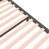 vidaXL Cadre de lit sans matelas gris bois massif 140x190 cm