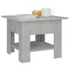 vidaXL Table basse gris b&eacute;ton 55x55x42 cm bois d'ing&eacute;nierie