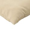vidaXL Coussins de palette lot de 3 beige tissu
