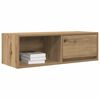 vidaXL Meuble TV 2 pcs chêne artisanal 80x31x25,5 cm bois d'ingénierie