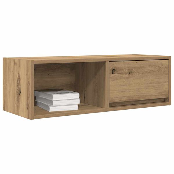 vidaXL Meuble TV 2 pcs chêne artisanal 80x31x25,5 cm bois d'ingénierie