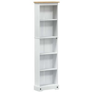 vidaXL Biblioth&egrave;que 46 x 20 x 170 cm Pin massif Blanc