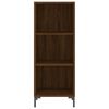vidaXL Buffet haut Ch&ecirc;ne marron 34,5x34x180 cm Bois d'ing&eacute;nierie
