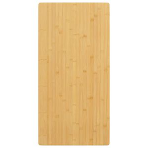 vidaXL Dessus de table 50x100x1,5 cm bambou