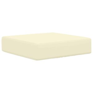 vidaXL Coussin de Si&egrave;ge d'Ext&eacute;rieur Cr&egrave;me 40 x 40 x 8 cm