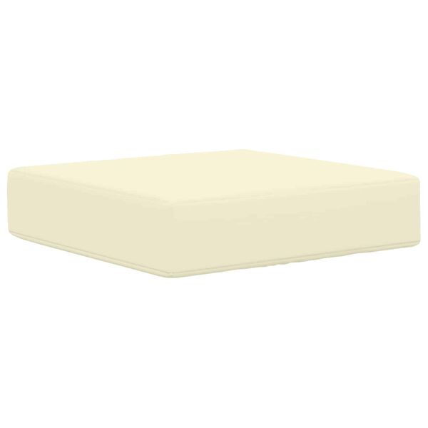 vidaXL Coussin de Si&egrave;ge d'Ext&eacute;rieur Cr&egrave;me 40 x 40 x 8 cm