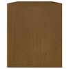 vidaXL Meubles TV 3 pcs Marron miel Bois massif de pin