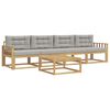 vidaXL Ensemble de canap&eacute;s d'ext&eacute;rieur 4 pc 4 place