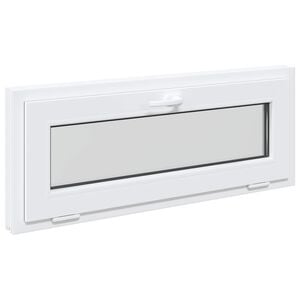 vidaXL Fen&ecirc;tre de sous-sol RISOR 100 x 40 cm PVC et verre