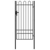 vidaXL Porte de Cl&ocirc;ture BOXTEL 103 x 250 cm Acier enduit de poudre