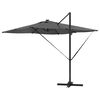 vidaXL Parasol 286 x 285 x 270 cm Aluminium