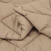 vidaXL Duvet d'hiver Taupe 200 x 140 cm Microfibre