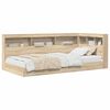 vidaXL Lit Biblioth&egrave;que Ch&ecirc;ne Sonoma 75 x 190 cm Bois d'ing&eacute;nierie