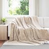 vidaXL Jet&eacute; Beige 240 x 270 cm Toison